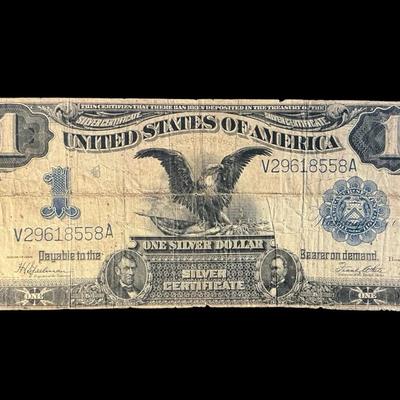 Series 1899 “Black Eagle” $1 Large Note Silver Certificate (MMU26)