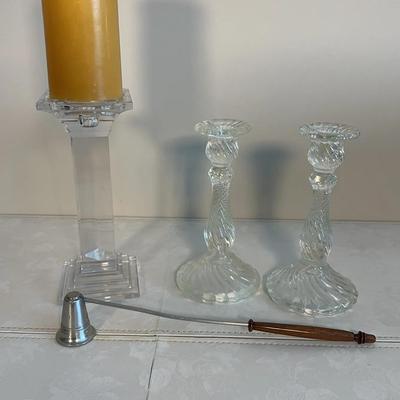Crystal Candle Holers