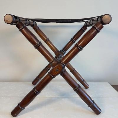 Bamboo Luggage Rack