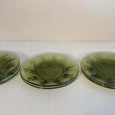 Vintage Green Plates