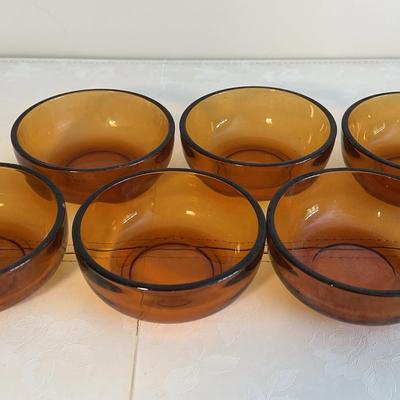 Vintage Orange Bowls