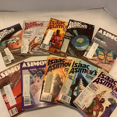 Set Of (10) Isaac Asimov’s Science Fiction Magazine