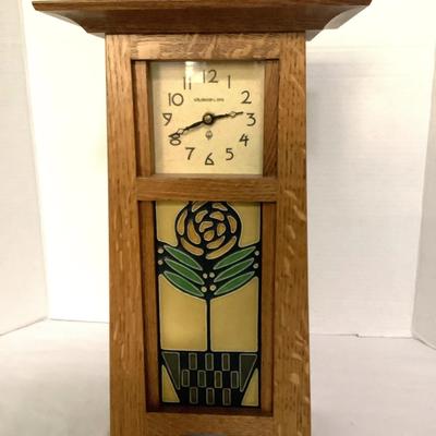 Schlabaugh & Sons Oak Clock
