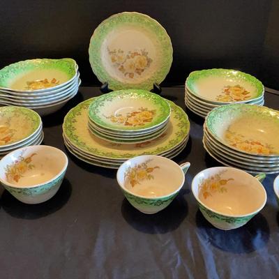 Leigh Ware “Rose Of Sharon” China Set