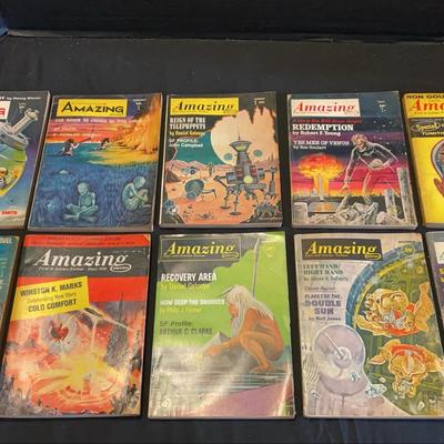 10 Vintage Sci-Fi Amazing Magazine