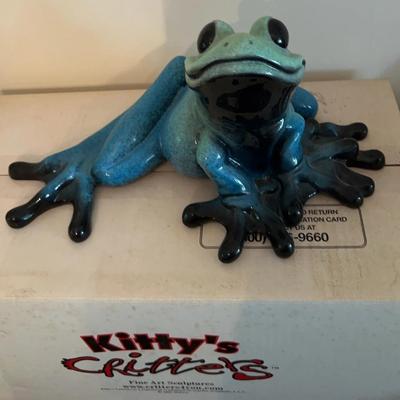 Adorable Ceramic Decorative Frog