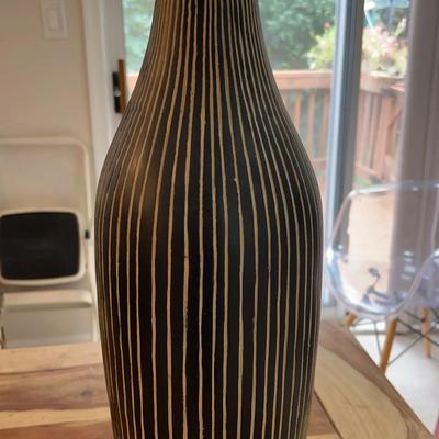 Decorative Striped Vase