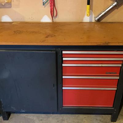 Craftsman Workbench And Tools