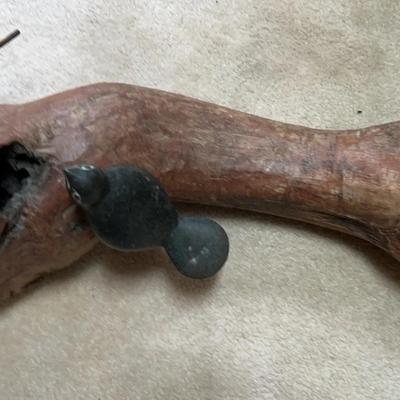 Twisted Driftwood With Decorative Carved Birds