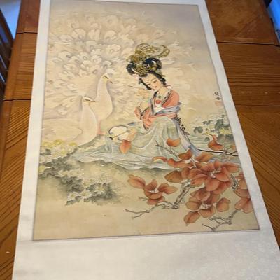 Zhang Dan Print On A Scroll