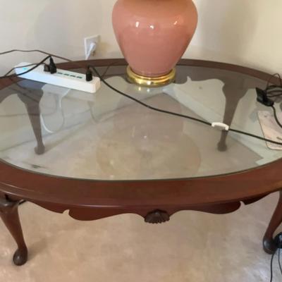 Glass Top Coffee Table