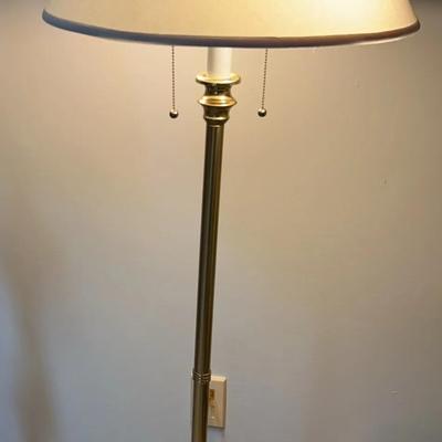 Gold Tone Floor Lamp