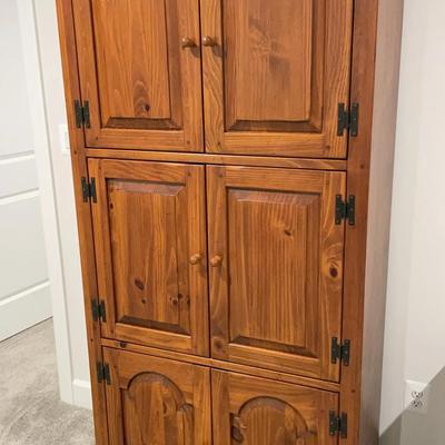 Wooden Entertainment Cabinet