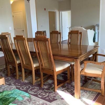 MCM Burlington Furniture Table W/8 Chairs