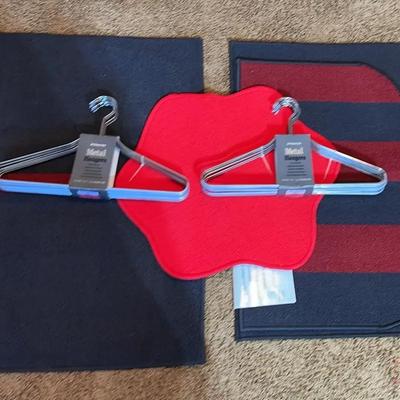 Black And Red Bathroom Mats