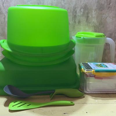 Green Plastic Storage