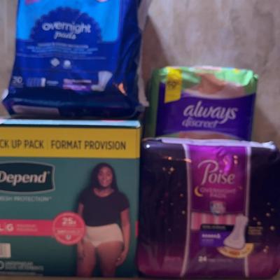 Poise Overnight Pads