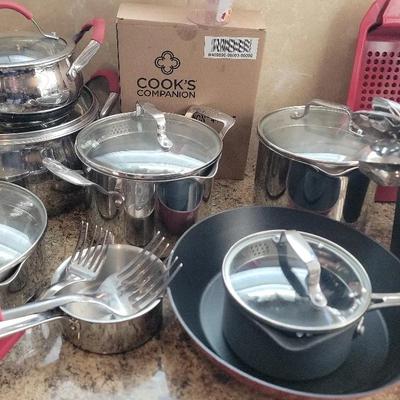Assortment Of Cookware Featuring Emeril And David Burke
