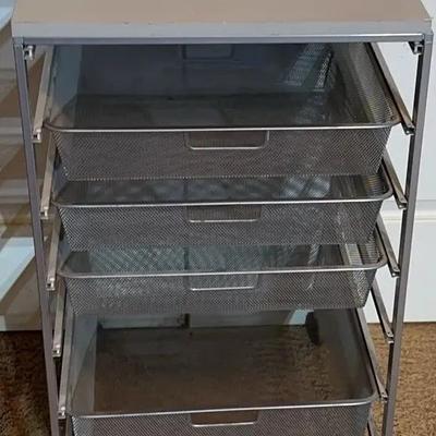 Utility Cart With 4 Drawers