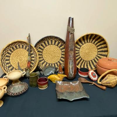 NC Pottery And Ethnic Decor Items