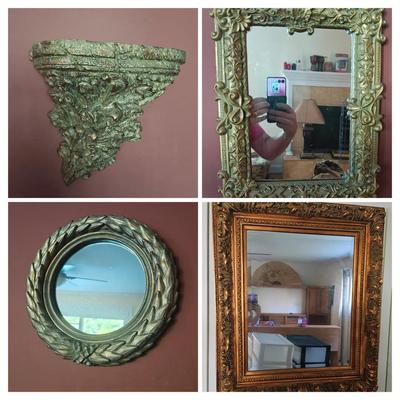 3 Mirrors and a Sconce
