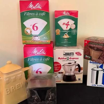 Coffee Lovers Lot Bialetti New Cappuccino Maker And More