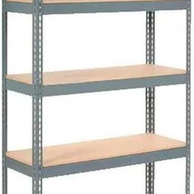Wide Span Storage Rack - Particle Board, 78 x 18 x 48"