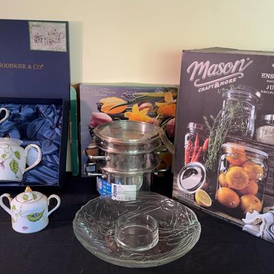 Kitchen Canning And Entertainment In Original Boxes