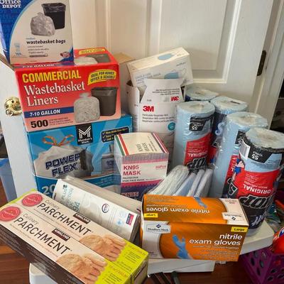 KN95 masks, Gloves, Shop Towels, Trash bags and more!