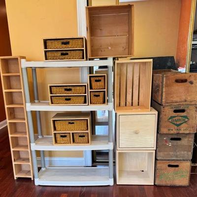 Boxes And More Boxes -  Wicker And Wood