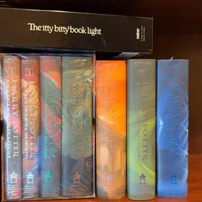 Full Collection Of Harry Potter Books With Light