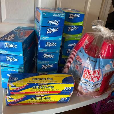 Ziploc, Party cups and Plastic wrap