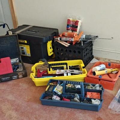 Hand Tools And Painting Supplies