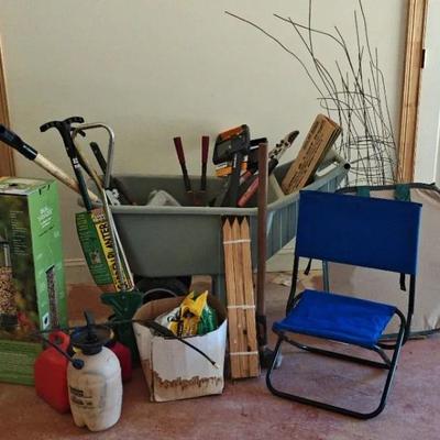 Gardening Wagon With Supplies