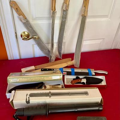 Machetes and a Taser
