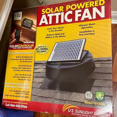 Solar Powered Attic Fan