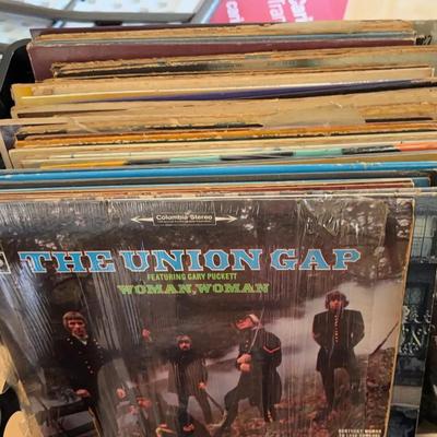 Crate Full Of LPs