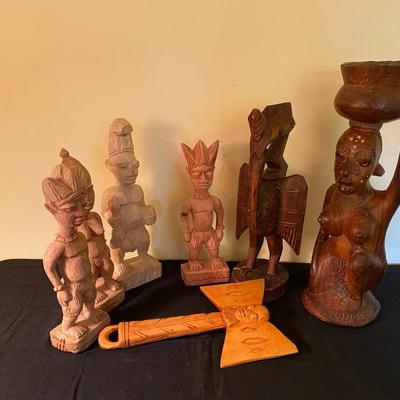 Handcrafted Wooden Statues