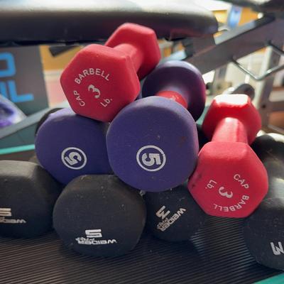 Weight Lifting Bench, Aerobic Steps, Yoga Mats, And More