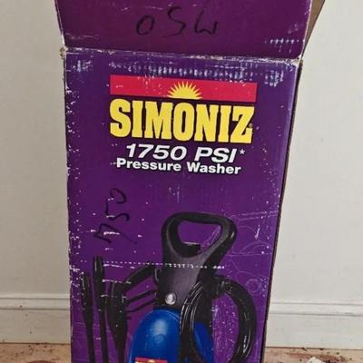 Simoniz 1750 Psi Pressure Washer