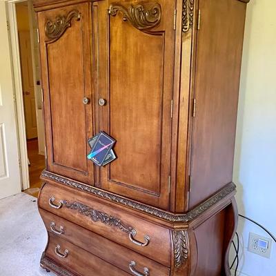 Ashley Furniture Wood TV Armoire