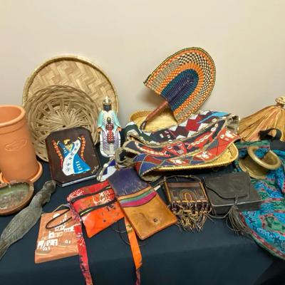 Ethnic Decor And Vintage Beaded Belts