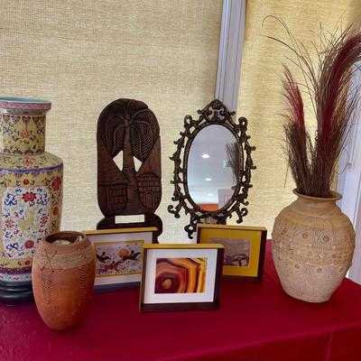 Vases, Prints, Mirror