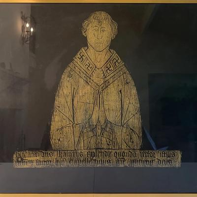 Framed Brass Rubbing – 31” W x 27” T