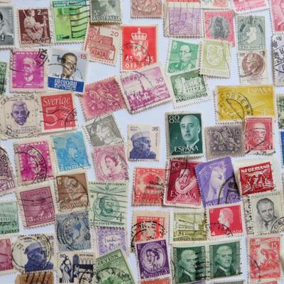 VINTAGE FOREIGN STAMPS