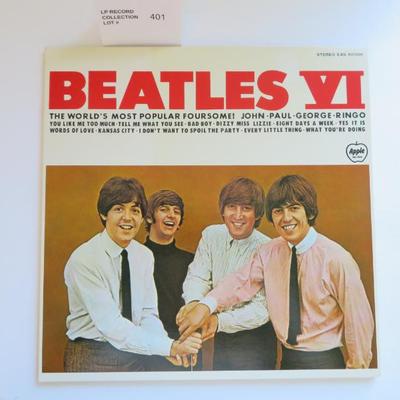 BEATLES VINTAGE LP RECORDS