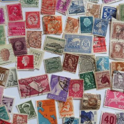 VINTAGE FOREIGN STAMPS