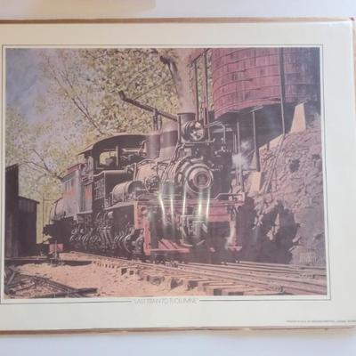 TRAIN ART PRINT