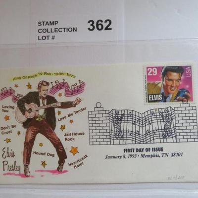 ELVIS FDC CACHET STAMP
