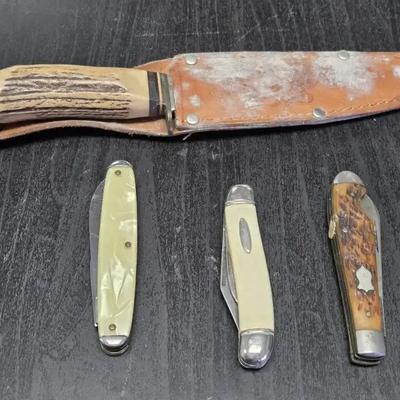 Pocket Knives & Extra Hollow Ground Knife